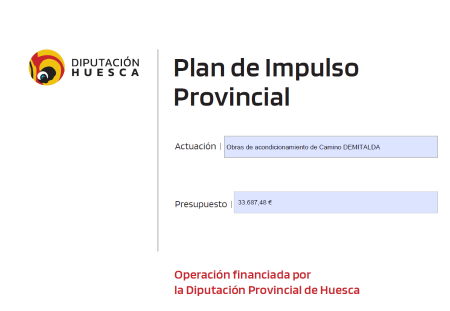 Imagen Obras de acondicionamiento de Camino Demitalda